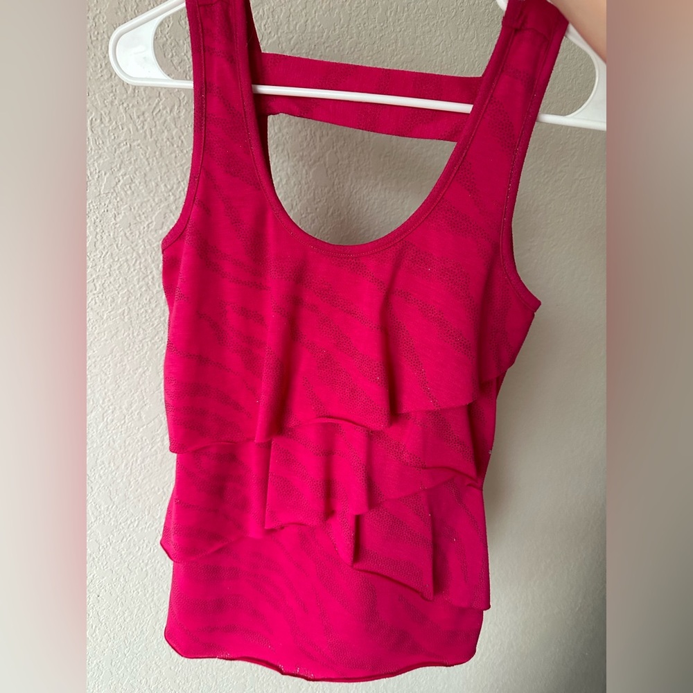Pink cute women top